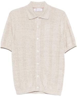 Brunello Cucinelli Short Sleeve Shirt - White