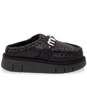 Mou 'Bounce Clog Special Leather' - Black