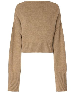 Ermanno Scervino Round Neck Jumper - Natural