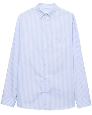 Prada Striped Shirt - Blue