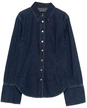 7 For All Mankind "Shaped" Shirt Soul - Blue