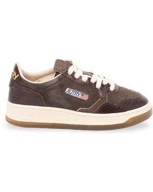 Autry 'Medalist' Low Trainers - White
