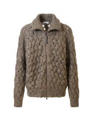 Brunello Cucinelli Cardigan - Brown