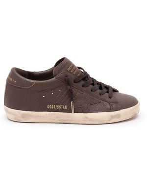 Golden Goose 'Super-Star' Trainers - Brown