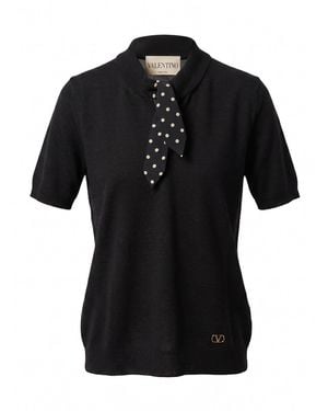 Valentino Garavani Knit Top - Black