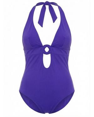 Fisico One-Piece Swimsuit - Blue