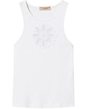 Twinset Tank Top - White