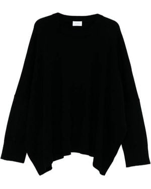 Malo Crew-Neck Sweater - Black