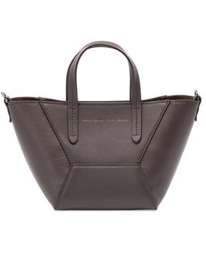 Brunello Cucinelli 'Bc Duo' Handbag - Metallic