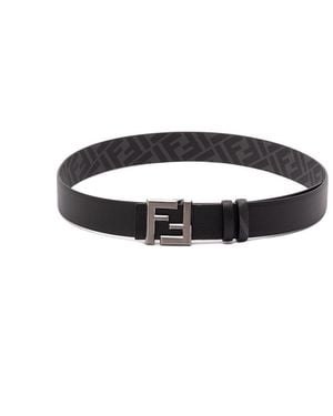 Fendi Reversible Belt - Black