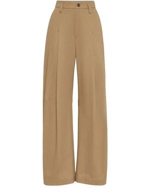 Brunello Cucinelli Trousers - Natural