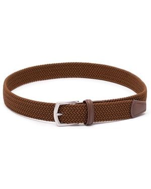 Anderson's Elastic Woven Belt - Brown
