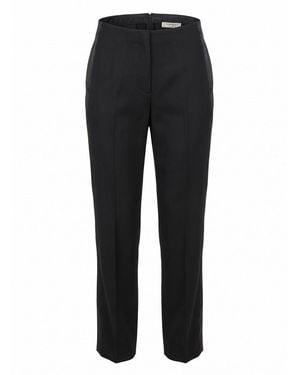 Saint Laurent Rive Gauche Smocking Trousers - Black