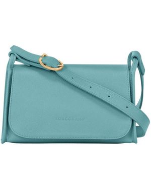 Longchamp 'Le Foulonné' Crossbody Bag - Blue