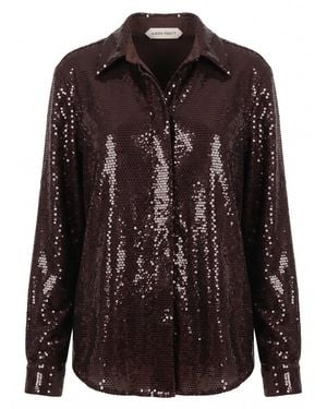 Alberta Ferretti Sequins Shirt - Black