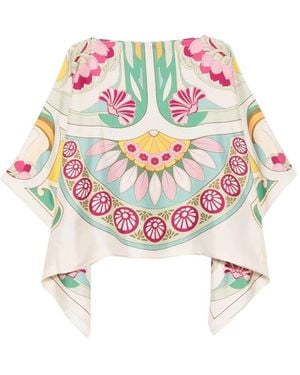 La DoubleJ Blouse À Fleurs Imprimées - White