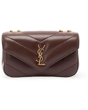 Saint Laurent Loulou Mini - Brown