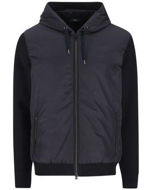 Herno Padded Hooded Jacket - Blue