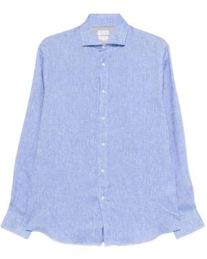 Brunello Cucinelli Linen Shirt - Blue