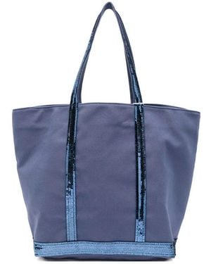 Vanessa Bruno Canvas Large Cabas Tote - Blue