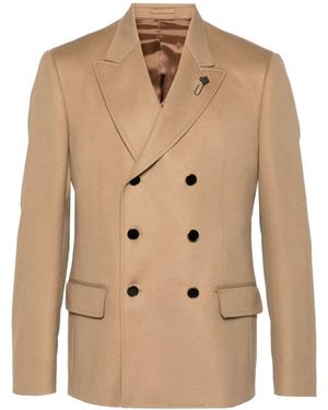 Lardini 'Attitude Drop 7 Reg' Jacket - Natural