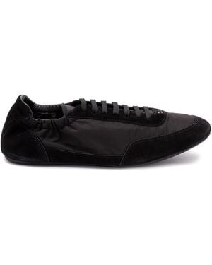 Prada Re-Nylon-Suede Trainers - Black