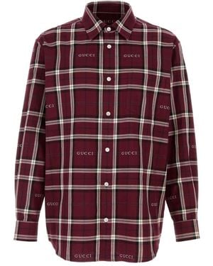 Gucci Easy Fit Shirt - Red