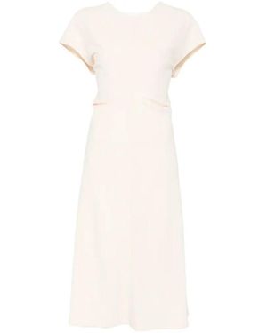 Patrizia Pepe Fluid Midi Dress - White