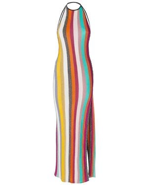 Missoni Striped Maxi Dress - White
