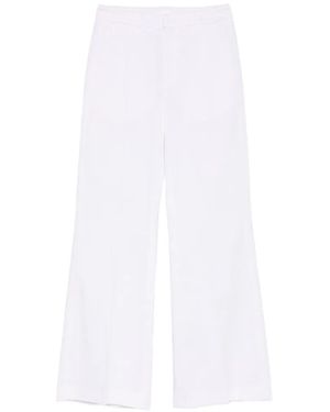 Dondup 'Janice' Wide Leg Pants - White