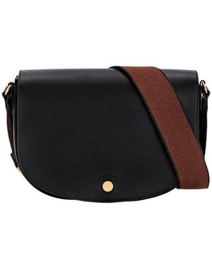 Longchamp 'Epure Timeless' Medium Crossbody - Black