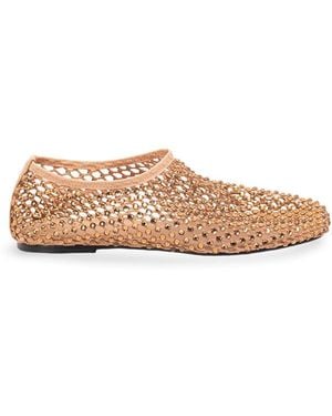 Strategia Bijoux Rhinestone Ballet Flat - Natural