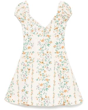 Agua Bendita 'Mati Chinesis' Mini Dress - White
