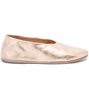 Marsèll 'Coltellaccio' Ballerinas - Natural