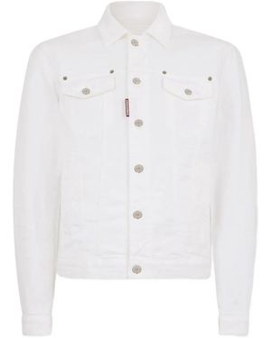 DSquared² 'Dan' Jeans Jacket - White