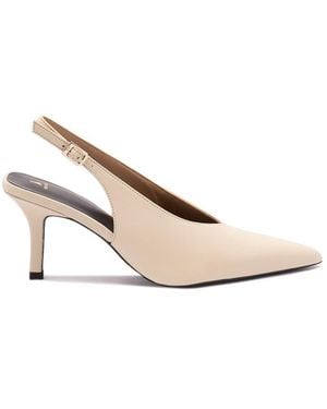 Patrizia Pepe Sling-Back Pumps - Natural