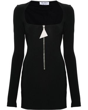 The Attico Fitted Mini Dress - Black