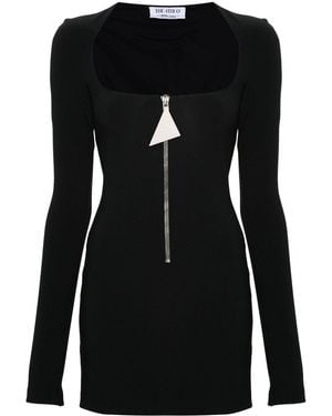 The Attico Fitted Mini Dress - Black