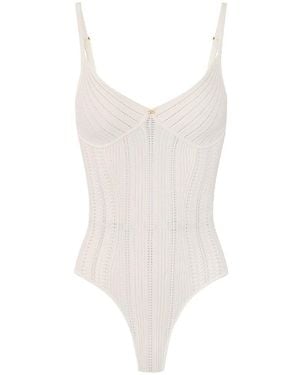 Elisabetta Franchi Tricot Body - White