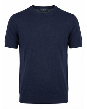 Barba Napoli Knit T-Shirt - Blue