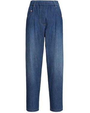 Brunello Cucinelli Denim Cotton Jeans - Blue
