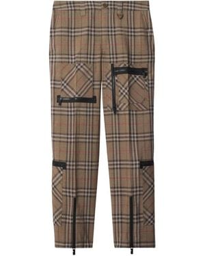 Burberry Check Pants - Multicolor