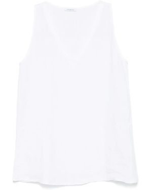 Malo V-Neck Tank Top - White