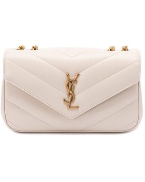 Saint Laurent 'Loulou' Small Bag - White