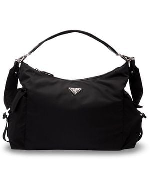 Prada Explore' Re-Nylon Shoulder Bag - Black