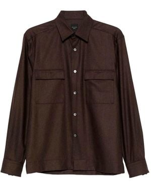 Xacus Wool Overshirt - Brown