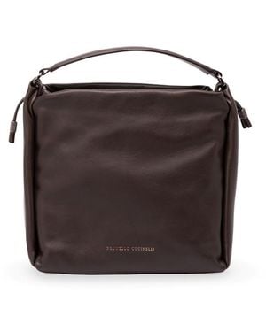Brunello Cucinelli Shoulder-Strap Bag - Black