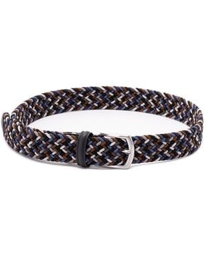 Anderson's Elastic Woven Belt - White