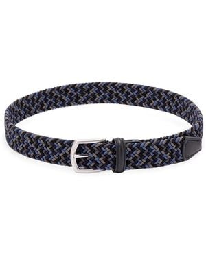 Anderson's Elastic Woven Belt - Blue