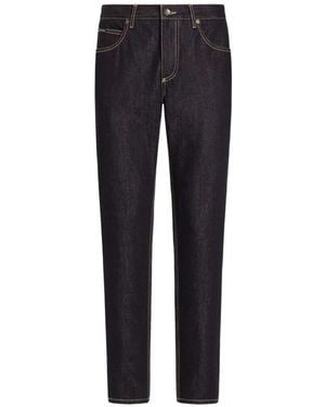 Dolce & Gabbana Dolce & Gabbana Regular Stretch Jeans - Blue